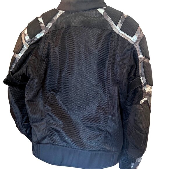 Hein Gericke Motorcycle Jacket Turtle Protector Armor Removable Lining Camo M - Picture 2 of 16